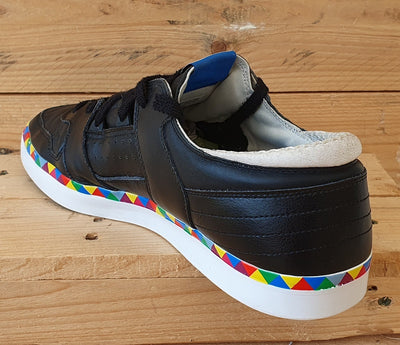 Adidas Originals Low Leather Trainers UK12/US12.5/EU47 G51677 Black/White/Multi