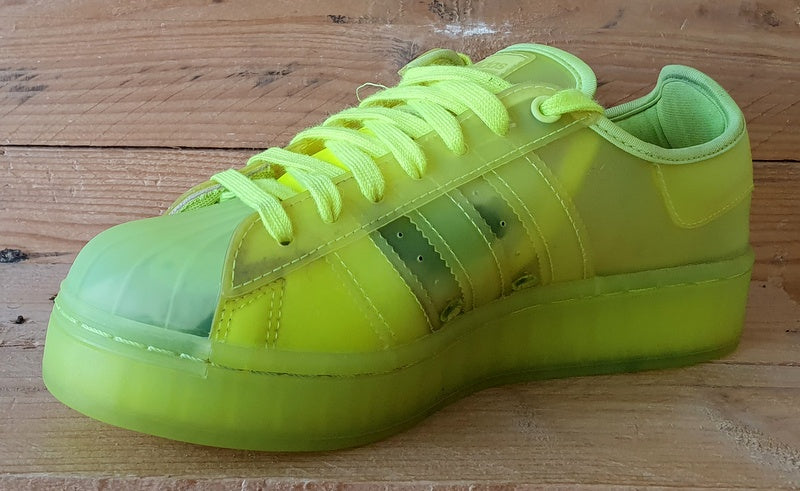 Adidas Originals Superstar Jelly Low Trainers UK6/US7.5/EU39 FX2987 Solar Yellow