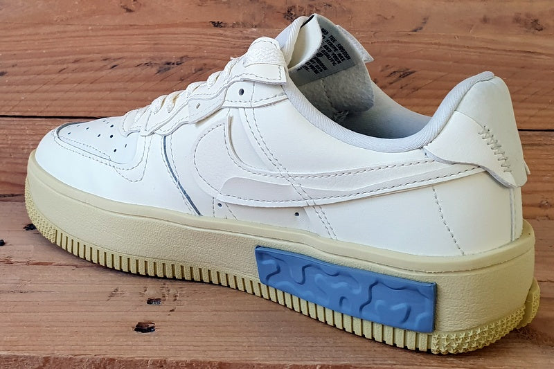 Nike Air Force 1 Fontanka Leather Trainers UK4.5/US7/E38 DH1290-102 Coconut Milk