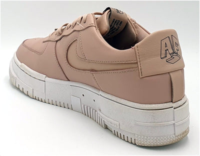 Nike Air Force 1 Pixel Leather Trainers UK7/US9.5/EU41 CK6649-200 Particle Beige
