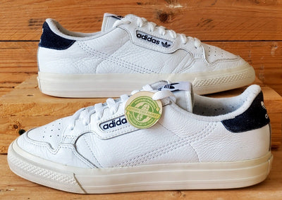 Adidas Continental Vulc Low Leather Trainers UK8/US8.5/EU42 EG4588 White/Navy