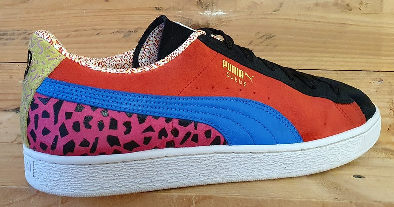 Puma Suede Yo! Low Trainers UK10/US11/EU44.5 383429-01 Red/Black/Blue/Pink