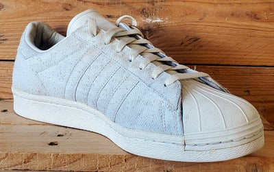 Adidas Superstar Stockholm Chic Trainers UK11/US11.5/EU46 B24347 Off White