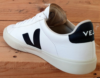 Veja Campo Chromefree Low Leather Trainers UK7/US8/EU41 White/Black