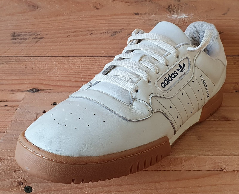 Adidas Powerphase Low Leather Trainers UK11.5/US12/EU46.5 FU9542 Off-White