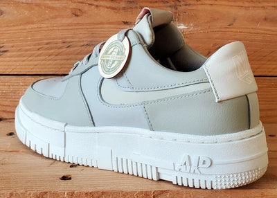 Nike Air Force 1 Pixel Leather Trainers UK5/US7.5/EU38.5 CK6649-104 Stone Bone