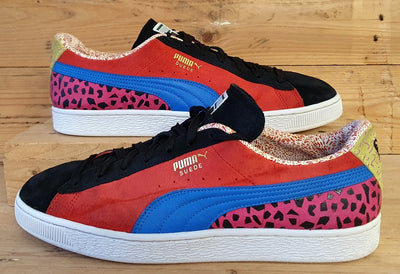 Puma Suede Yo! Low Trainers UK10/US11/EU44.5 383429-01 Red/Black/Blue/Pink