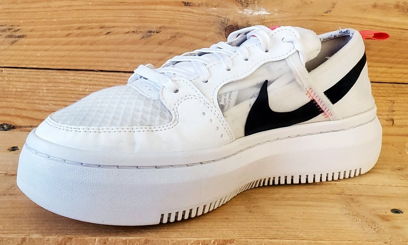 Nike Court Vision Alta Low Textile Trainers UK5/US7.5/EU38.5 CW6536-103 White