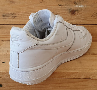 Nike Air Force 1 Low Leather Trainers UK7/US9.5/EU41 DD8959-100 Triple White