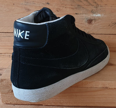 Nike Blazer Mid Suede Trainers UK12/US13/EU47.5 371761-027 Black/White