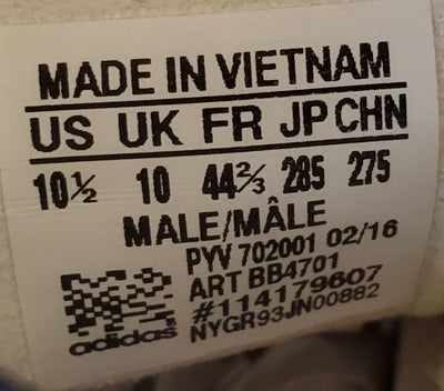 Adidas Los Angeles Low Textile Trainers UK10/US10.5/EU44.5 BB4701 White/Black