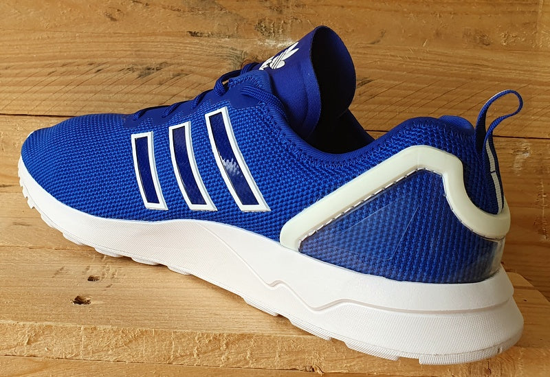 Adidas ZX Flux ADV Low Textile Trainers UK10/US10.5/EU44.5 S79007 Blue/White
