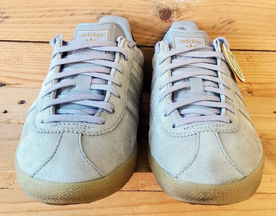 Adidas Gazelle Low Suede Trainers UK5/US5.5/EU38 BA8669 Grey/Gum Sole