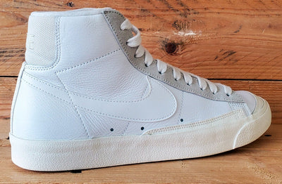 Nike Blazer 77 Mid Leather Trainers UK6/US7/EU40 CW7583-100 Sail/Platinum Tint