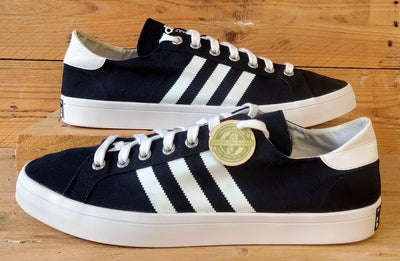 Adidas Court Vantage Low Canvas Trainers UK13/US13.5/EU48.5 S79302 Black/White