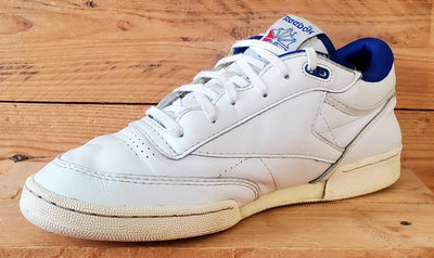 Reebok Club C 2 Mid Leather Trainers UK10/US11/EU44.5 H69121 White/Blue
