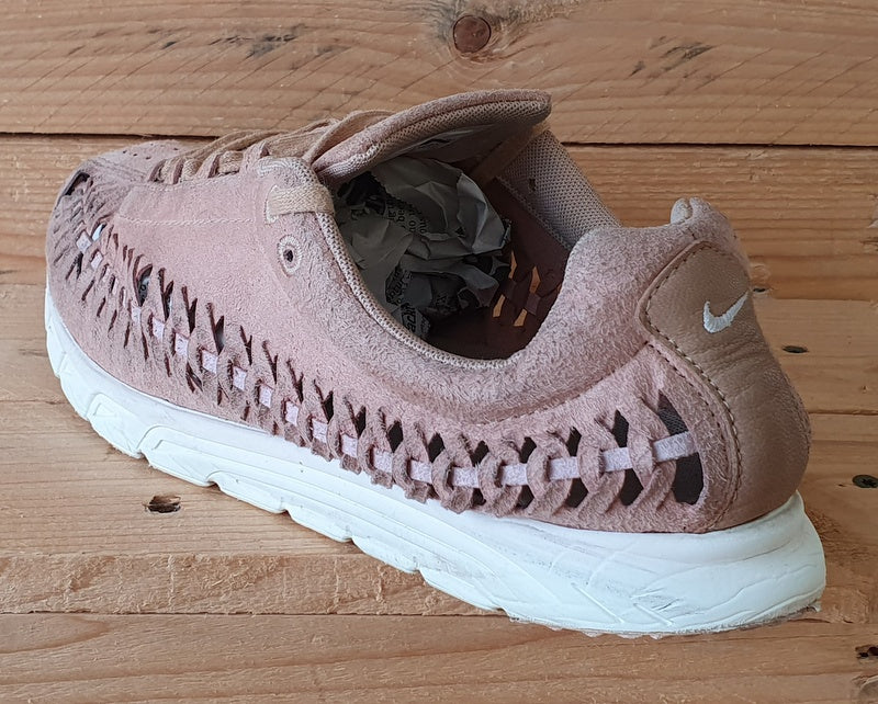 Nike Mayfly Woven Low Suede Trainers UK8/US10.5/EU42.5 833802-200 Artic Pink