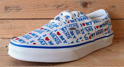 Vans Old Skool Low Canvas Trainers 721356 White/Blue/Red/Gumsole UK5/US7.5/EU38