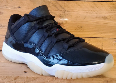 Nike Air Jordan 11 Retro Low Leather Trainers uk11/US12/EU46 AV2187-001 Black