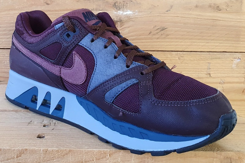 Nike Air Stab Low Textile Trainers UK8/US9/EU42.5 709009-664 Burgundy/Blue