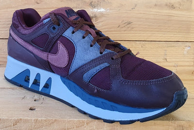 Nike Air Stab Low Textile Trainers UK8/US9/EU42.5 709009-664 Burgundy/Blue