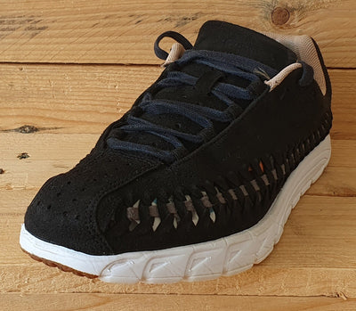 Nike Mayfly Woven Low Suede Trainers UK6/US8.5/EU40 833802-002 Black/White