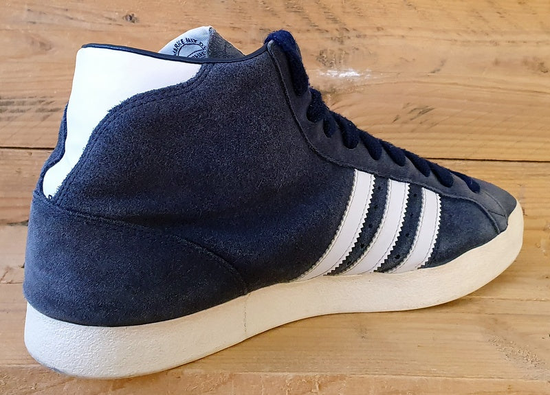 Adidas Basket Profi Mid Suede Trainers UK10 US10.5 EU44.5 G63951 Navy Blue VintageTrainers