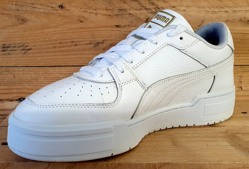 Puma CA Pro Classic Low Leather Trainers UK9/US10/EU43 380190-01 Triple White