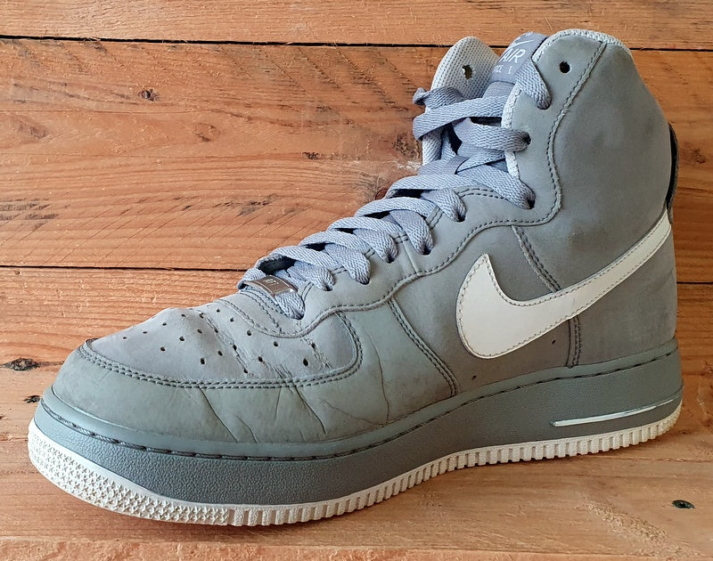 Nike Air Force 1 Mid Suede Trainers UK8/US9/EU42.5 315121-002 Grey/White