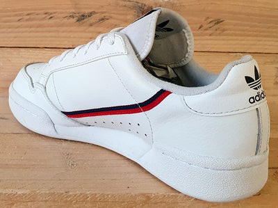 Adidas Continental 80 Low Leather Trainers UK4/US4.5/EU36.5 F99787 Cloud White