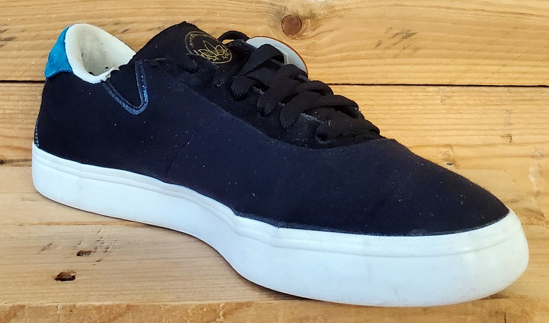 Adidas Gonz Pro Low Canvas Trainers UK9/US9.5/EU43 G98162 Black/Blue