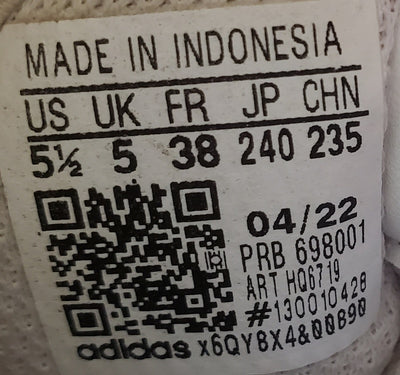 Adidas Forum Mid Leather Trainers UK5/US5.5/EU38 HQ6719 White/Grey/Gum