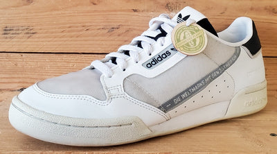 Adidas Continental 80 Low Leather Trainers UK9.5/US10/EU44 FY6666 White