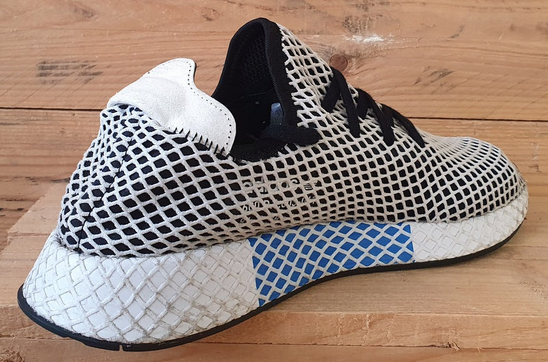 Adidas Originals Deerupt Runner Trainers UK10 US10.5 EU44.5 CQ2626 Black White