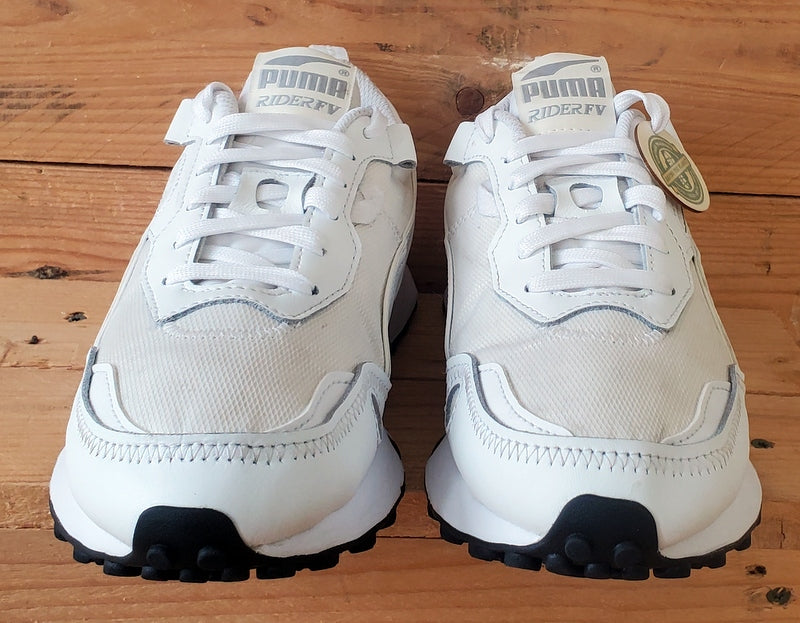 Puma Rider FV Low Textile/Leather Trainers UK6/US7/EU39 387172-02 White