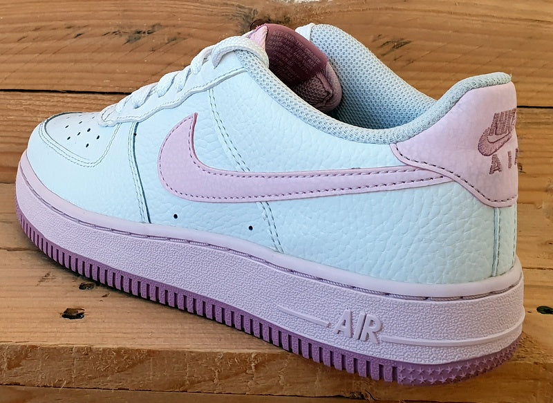 Nike Air Force 1 Low Leather GS Trainers UK4/US4.5Y/EU36.5 CT3839-107 White/Pink