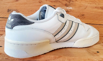 Adidas Rivalry Low Leather Trainers UK12/US12.5/EU47 IE4747 Off White/Grey