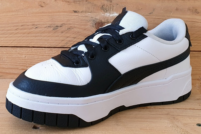 Puma Cali Dream Leather Trainers UK5.5/US8/EU38.5 383157-08 White/Black