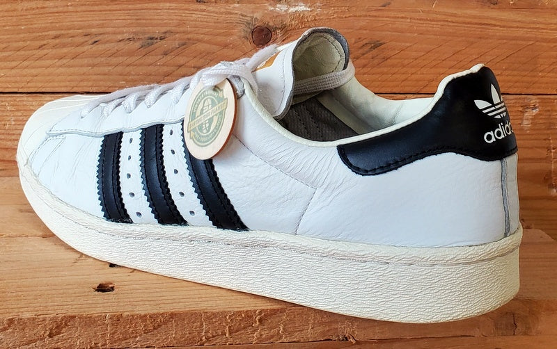 Adidas Superstar Boost Low Leather Trainers UK10/US10.5/E44.5 BB0188 White/Black