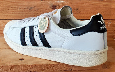 Adidas Superstar Boost Low Leather Trainers UK10/US10.5/E44.5 BB0188 White/Black