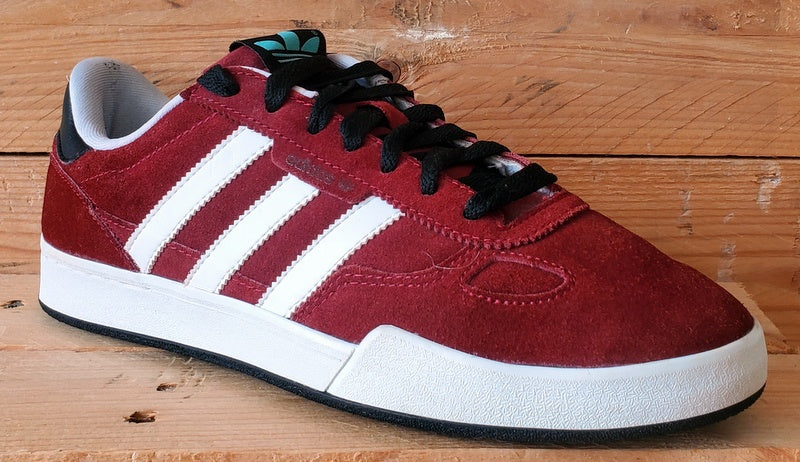 Adidas Originals Ciero Low Suede Trainers UK9/IS9.5/EU43 G56966 Burgundy