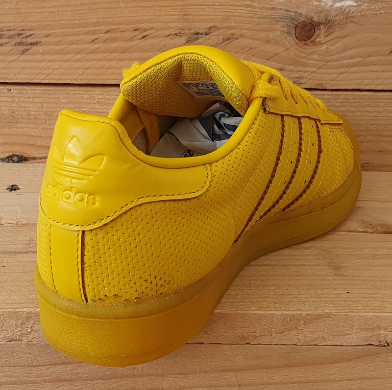 Adidas Superstar Adicolor Low Leather Trainers UK5/US5.5/EU38 S80328 Yellow