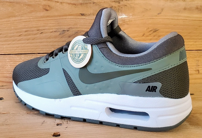 Nike Air Max Zero Low Textile Trainers UK4.5/US5Y/EU37.5 881224-200 Green/White