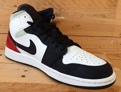 Nike Air Jordan 1 Mid SE Trainers UK10/US11/EU45 852542-100 Red Black Toe