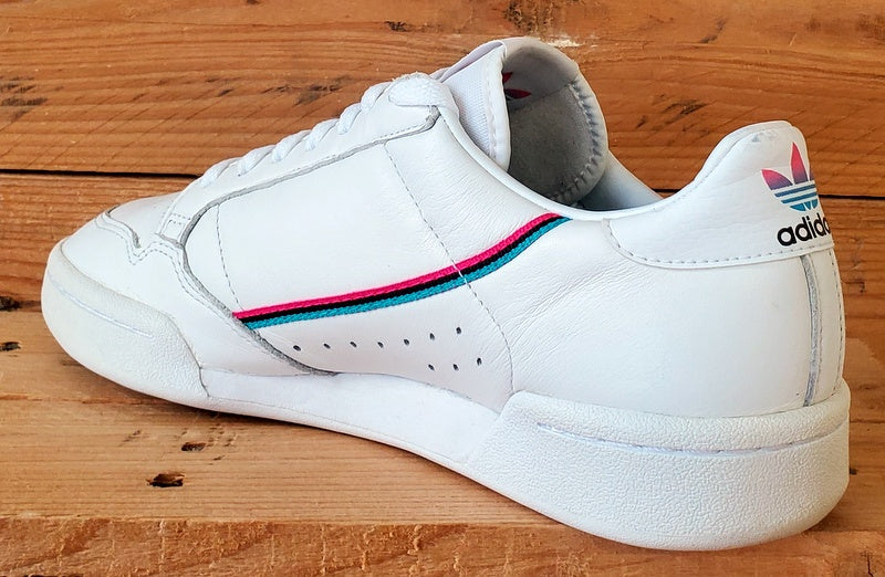 Adidas Continental 80 Low Leather Trainers UK8.5/US9/EU42.5 FX3516 White