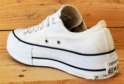 Converse Chuck Taylor Lift Low Canvas Trainers UK4.5/US6.5/EU37 560251C White