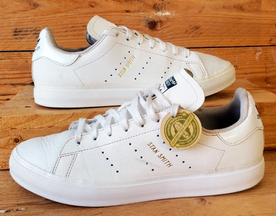 Adidas Stan Smith Low Leather Trainers UK5.5/US6/EU38.5 EG0381 White/Gold