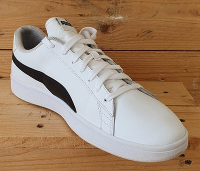 Puma Smash V2 Low Leather Trainers UK10/US11/EU44.5 365215-01 White/Black