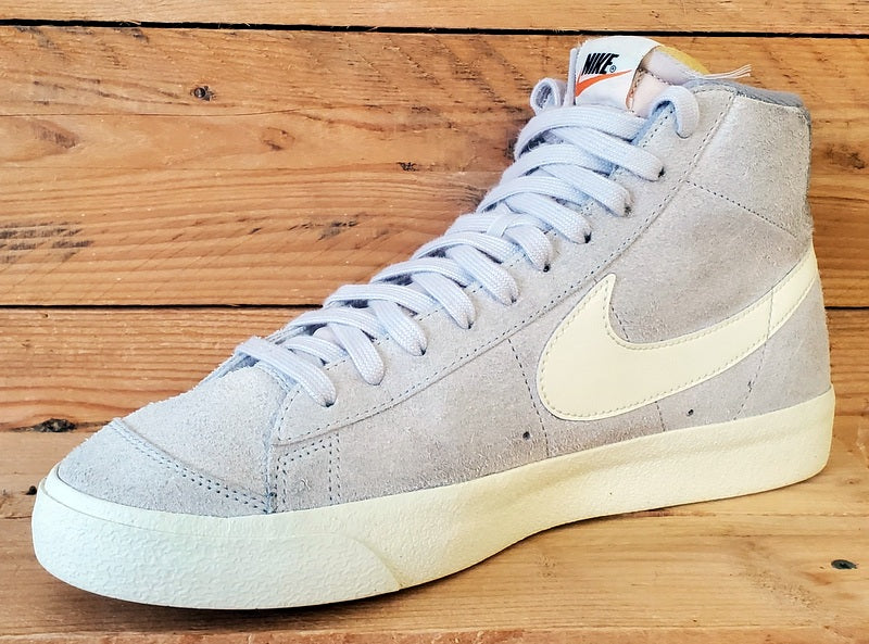 Nike Blazer Mid Suede Trainers UK10/US11/EU45 DA1078-001 Grey/Sail