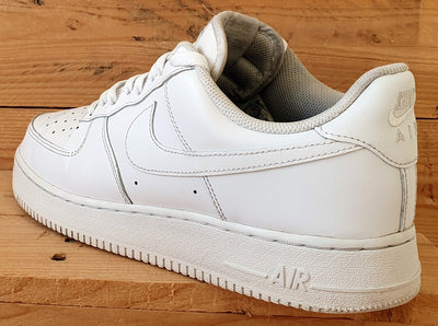 Nike Air Force 1 Low Leather Trainers UK9.5/US10.5/E44.5 CW2288-111 Triple White